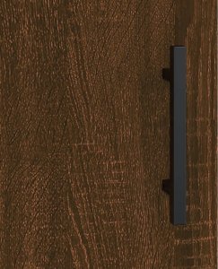 vidaXL Szafka, brązowy dąb, 34,5x34x90 cm 10