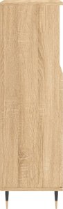 vidaXL Szafka łazienkowa, dąb sonoma, 30x30x100 cm 7