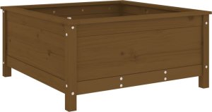 vidaXL Donica ogrodowa, miodowy brąz, 82,5x82,5x39 cm, drewno sosnowe 6
