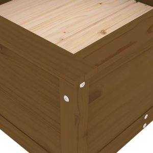 vidaXL Donica ogrodowa, miodowy brąz, 82,5x82,5x39 cm, drewno sosnowe 7