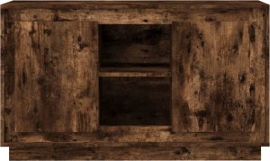 vidaXL Szafka, przydymiony dąb, 102x35x60 cm 5