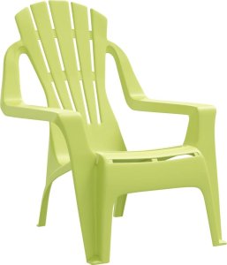 vidaXL Krzesła ogrodowe dla dzieci, 2 szt, zielone, 37x34x44 cm, PP 3