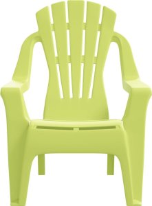 vidaXL Krzesła ogrodowe dla dzieci, 2 szt, zielone, 37x34x44 cm, PP 4