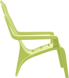 vidaXL Krzesła ogrodowe dla dzieci, 2 szt, zielone, 37x34x44 cm, PP 5