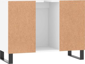 vidaXL Szafka łazienkowa, biała 80x33x60 cm, materiał drewnopochodny 8