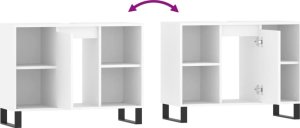 vidaXL Szafka łazienkowa, biała 80x33x60 cm, materiał drewnopochodny 9