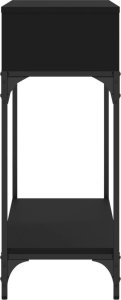 vidaXL Stolik konsolowy, czarny, 100x30,5x75 cm 4