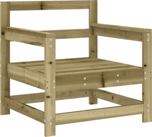 vidaXL Fotele ogrodowe z poduszkami, 2 szt., impregnowana sosna 7