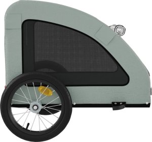 vidaXL Przyczepka rowerowa dla zwierząt, tkanina Oxford i żelazo 7