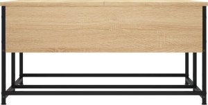 vidaXL Stolik kawowy, kolor dąb sonoma, 80x80x40 cm 7