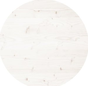 vidaXL Blat do stołu, okrągły, biały, 60x3 cm, lite drewno sosnowe 2