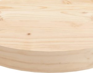 vidaXL Blat do stołu, okrągły, 90x3 cm, lite drewno sosnowe 5