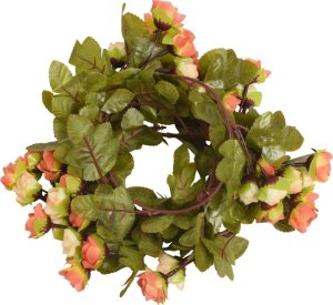 vidaXL Świąteczne girlandy kwiatowe 6 szt., słoneczna czerwień, 215 cm 2