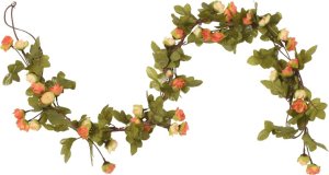vidaXL Świąteczne girlandy kwiatowe 6 szt., słoneczna czerwień, 215 cm 3