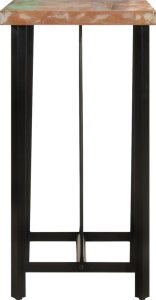 vidaXL Stolik barowy 55x55x107 cm i żelazo 3