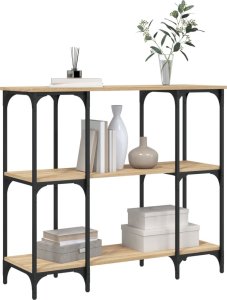 vidaXL Stolik konsolowy, dąb sonoma, 102x35x90 cm 3
