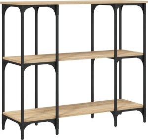 vidaXL Stolik konsolowy, dąb sonoma, 102x35x90 cm 6