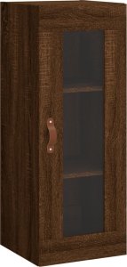 vidaXL Wysoka szafka, brązowy dąb, 34,5x34x180 cm 5