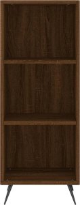 vidaXL Wysoka szafka, brązowy dąb, 34,5x34x180 cm 8