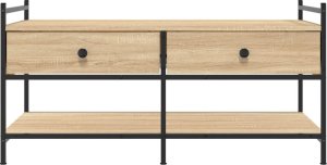 vidaXL Stolik kawowy, dąb sonoma, 99x50x50 cm 5