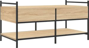 vidaXL Stolik kawowy, dąb sonoma, 99x50x50 cm 7