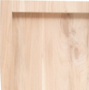 vidaXL Blat do łazienki, 40x40x(2-4) cm, surowe, lite drewno 6