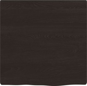 vidaXL Blat do łazienki, ciemnobrązowy, 40x40x(2-4) cm, lite drewno 3