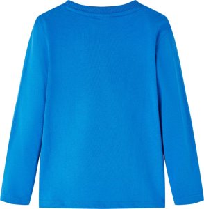 vidaXL Koszulka dziecięca z długimi rękawami, kobaltowoniebieska, 116 2