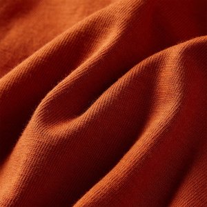 vidaXL Koszulka dziecięca z długimi rękawami, rdzawa, 104 7