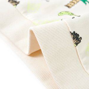 vidaXL Bluza dziecięca, delikatne ecru, 140 6