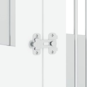 vidaXL Kojec dla psa, biały, 64,5x80x71 cm 11