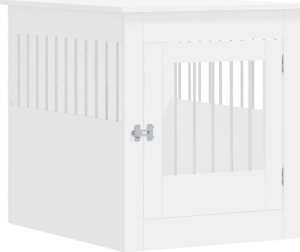 vidaXL Kojec dla psa, biały, 64,5x80x71 cm 2