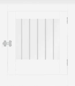 vidaXL Kojec dla psa, biały, 64,5x80x71 cm 7