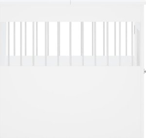 vidaXL Kojec dla psa, biały, 64,5x80x71 cm 8