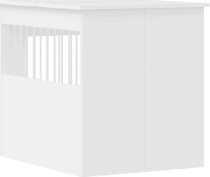 vidaXL Kojec dla psa, biały, 64,5x80x71 cm 9