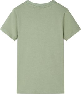 vidaXL Koszulka dziecięca, jasne khaki, 140 2