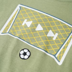 vidaXL Koszulka dziecięca, jasne khaki, 140 4