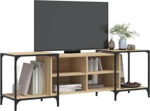 vidaXL Szafka pod telewizor, dąb sonoma, 153x37x50 cm 3