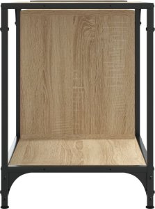 vidaXL Szafka pod telewizor, dąb sonoma, 153x37x50 cm 5