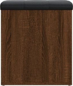 vidaXL Ławka ze schowkiem, brązowy dąb, 42x42x45 cm 6
