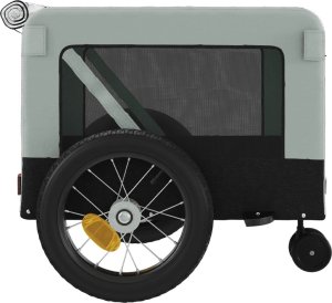 vidaXL Przyczepka rowerowa dla zwierząt, tkanina Oxford i żelazo 8