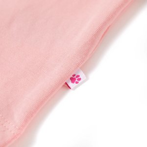 vidaXL Koszulka dziecięca z krótkimi rękawami, różowa, 140 5