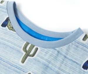 vidaXL Koszulka dziecięca, mieszany niebieski, 128 3