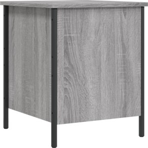 vidaXL Ławka ze schowkiem, szary dąb sonoma, 40x42,5x50 cm 2