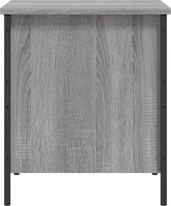 vidaXL Ławka ze schowkiem, szary dąb sonoma, 40x42,5x50 cm 8
