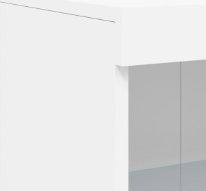 vidaXL Szafka z oświetleniem LED, biała, 181,5x37x100 cm 11