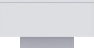 vidaXL Stolik kawowy z podświetleniem LED, biały, 55x55x31 cm 8