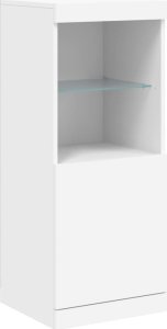 vidaXL Szafka z oświetleniem LED, biała, 162x37x100 cm 9