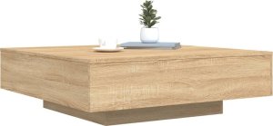 vidaXL Stolik kawowy, dąb sonoma, 100x100x31 cm 4