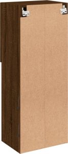 vidaXL Szafka TV z LED, brązowy dąb, 40,5x30x102 cm 11